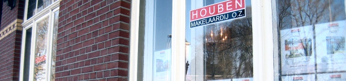 Straataanzicht kantoor Houben Makelaardij